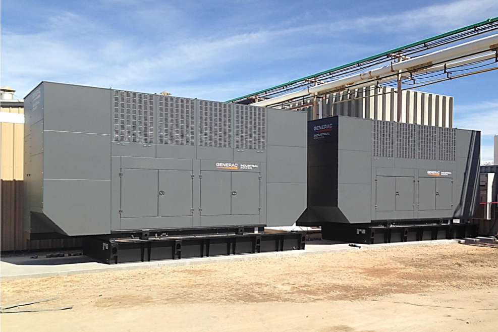 Generators at a Mine