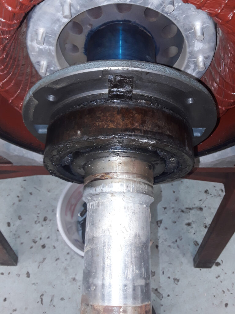 Improperly Greased Bearing